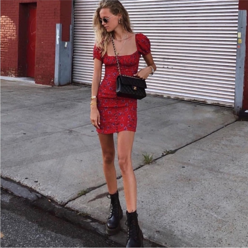 Evangeline Rat & Boa Dress